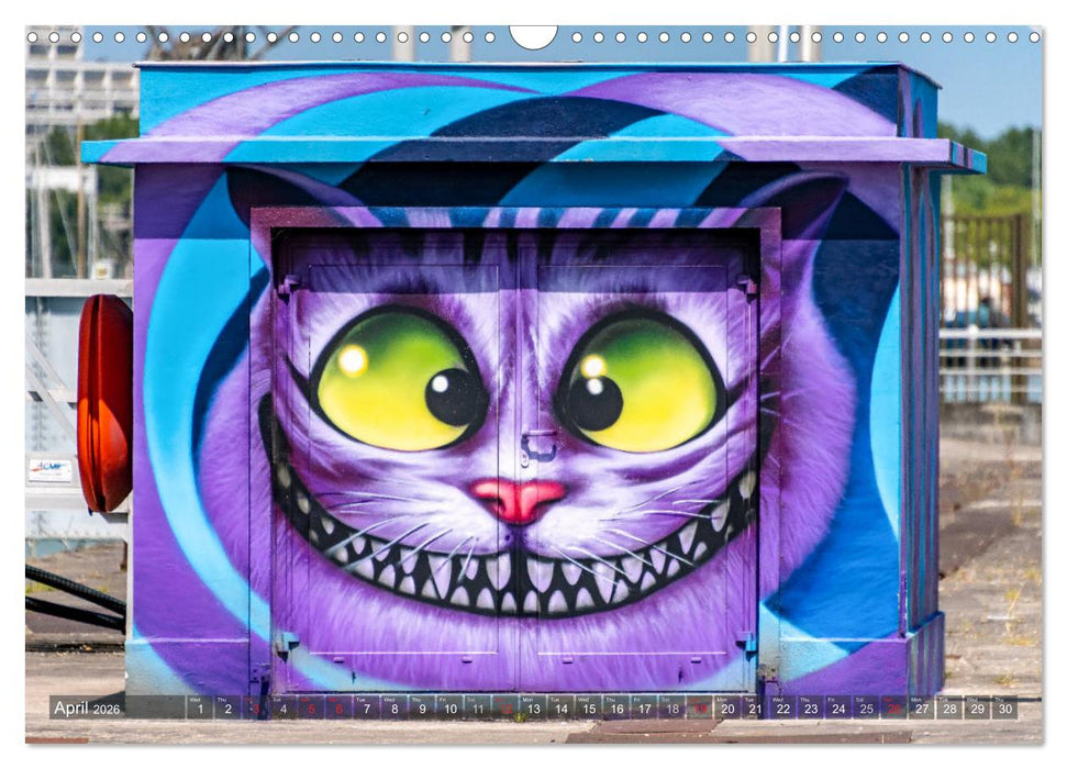 Streetart for Globetrotters (CALVENDO Monthly Calendar 2026)