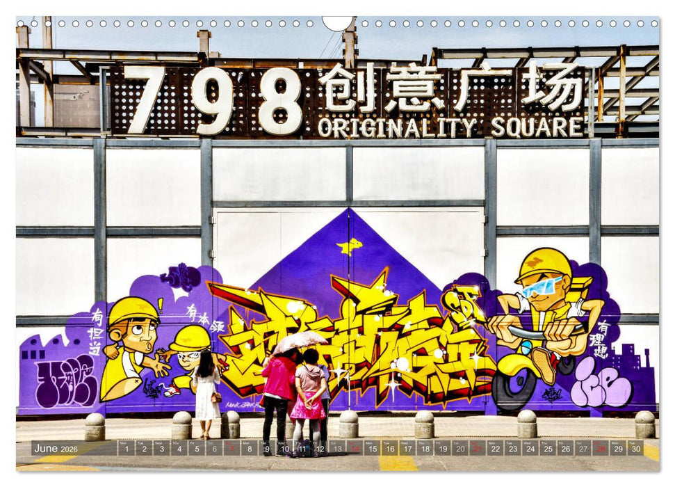 Streetart for Globetrotters (CALVENDO Monthly Calendar 2026)