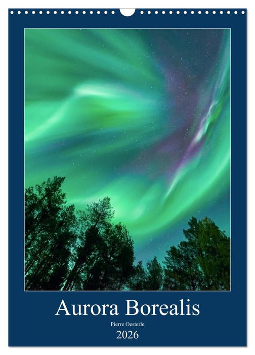 Aurora Borealis en Scandinavie (CALVENDO Calendrier mensuel 2026)