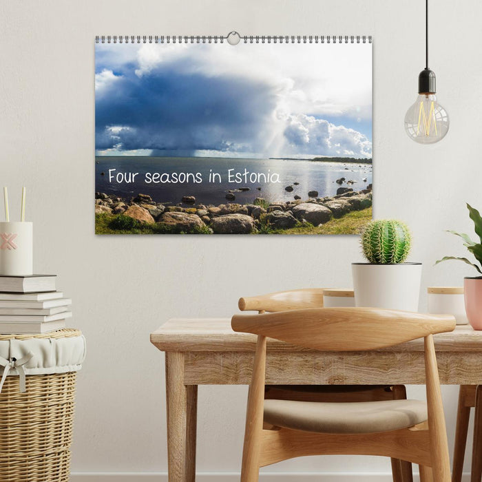 Four seasons in Estonia (CALVENDO Monthly Calendar 2026)