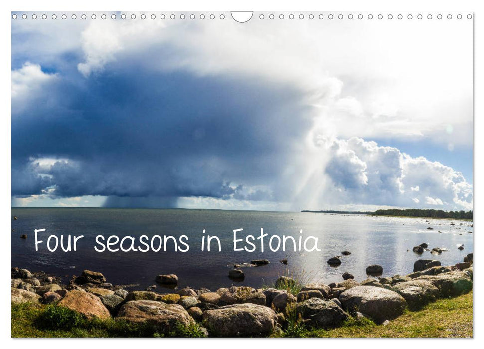Four seasons in Estonia (CALVENDO Monthly Calendar 2026)