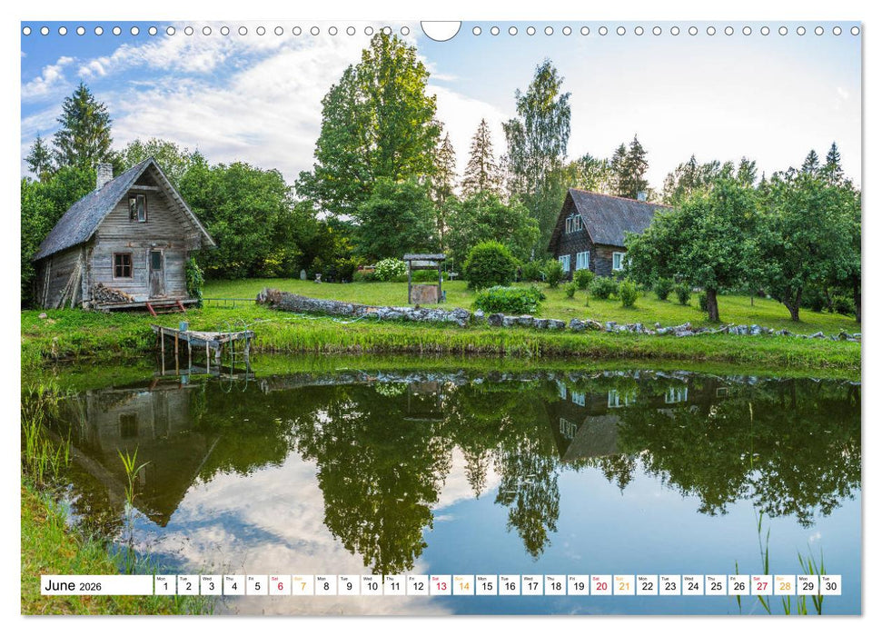 Four seasons in Estonia (CALVENDO Monthly Calendar 2026)