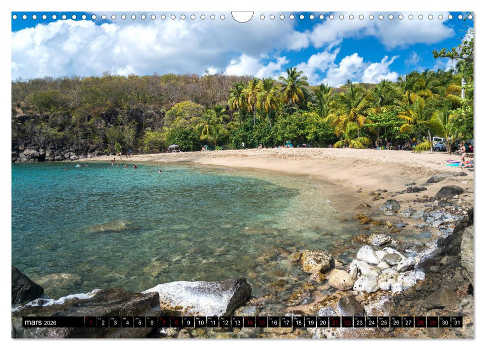 Guadeloupe (CALVENDO Calendrier mensuel 2026)