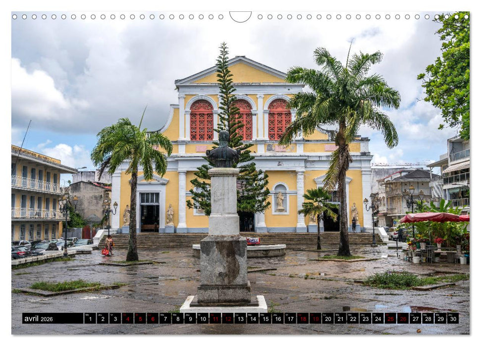 Guadeloupe (CALVENDO Calendrier mensuel 2026)