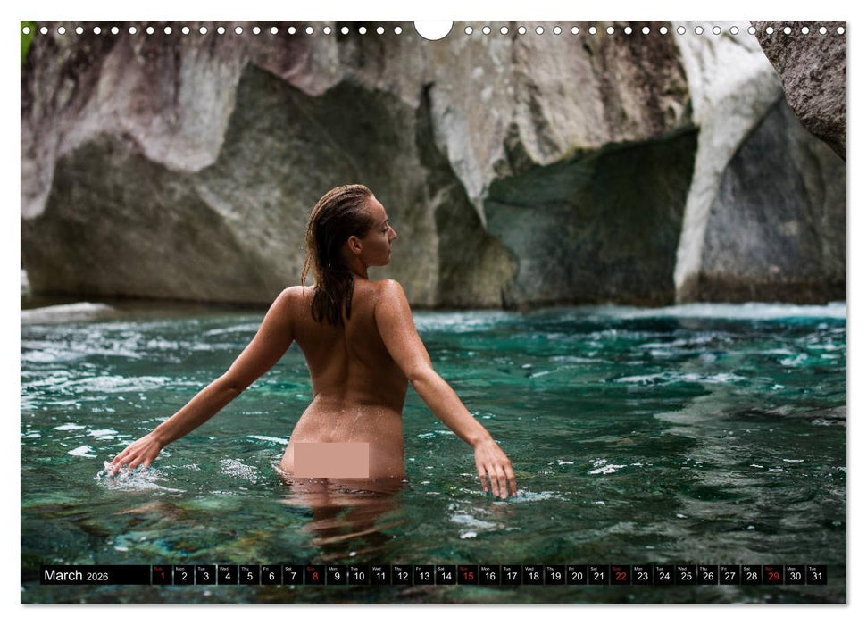 Nudes in Ticino (CALVENDO Monthly Calendar 2026)