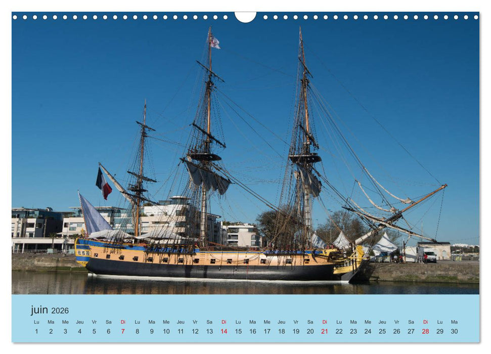 La Charente Maritime, des paysages entre terre et mer (CALVENDO Calendrier mensuel 2026)