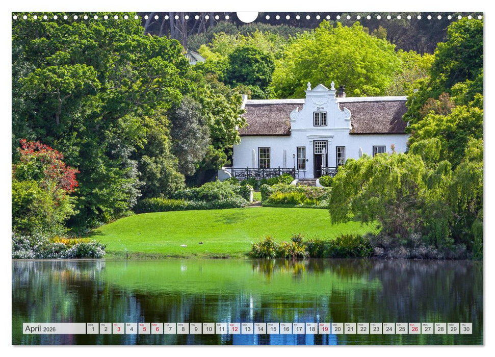 South African Wineries, wine architecture between tradition and modernity (CALVENDO Monthly Calendar 2026)