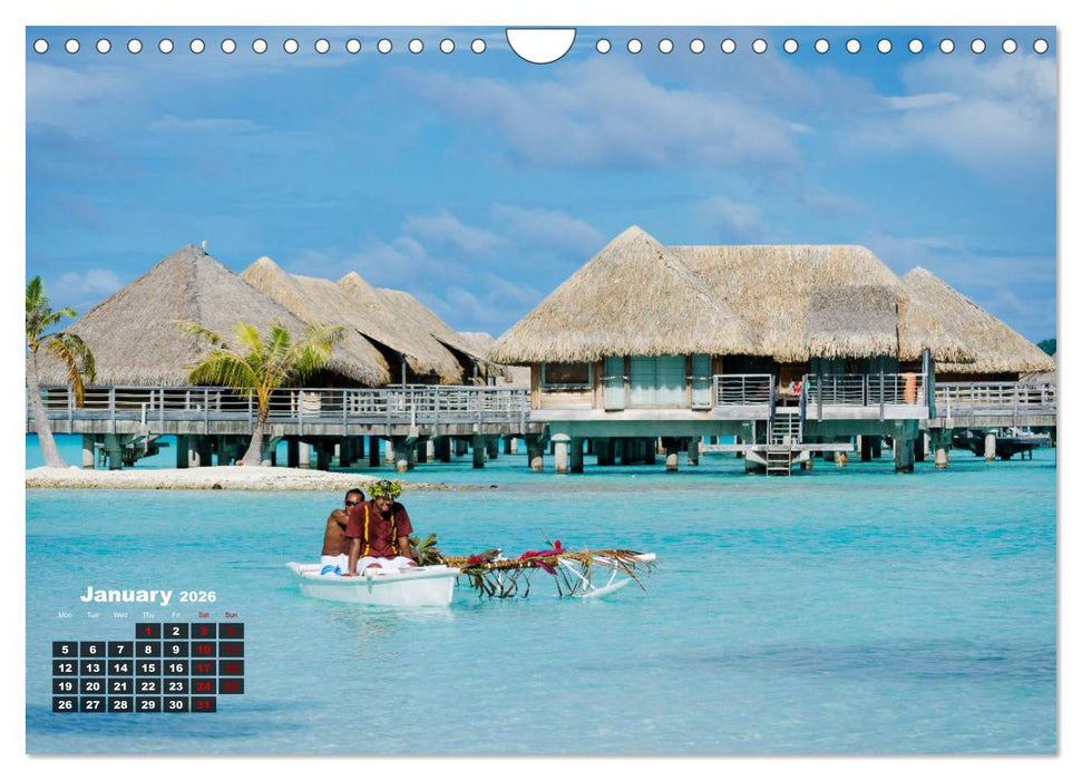 Bora Bora (CALVENDO Monthly Calendar 2026)