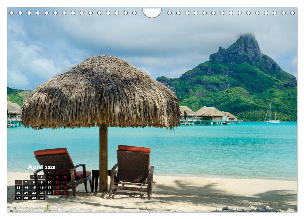 Bora Bora (CALVENDO Monthly Calendar 2026)