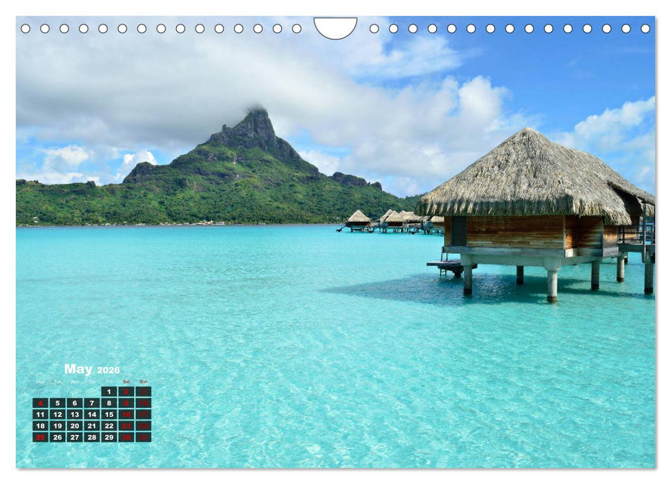 Bora Bora (CALVENDO Monthly Calendar 2026)