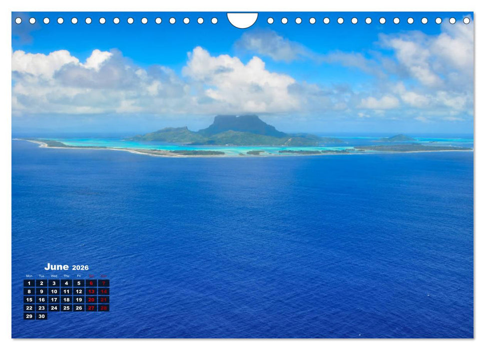 Bora Bora (CALVENDO Monthly Calendar 2026)