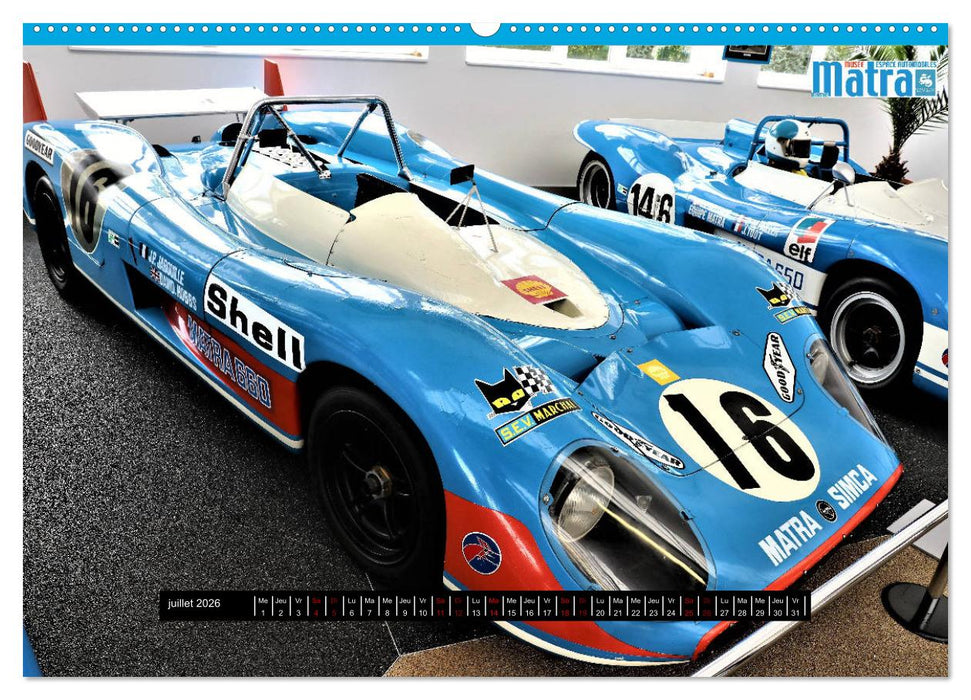 Matra en compétition (CALVENDO Calendrier supérieur 2026)