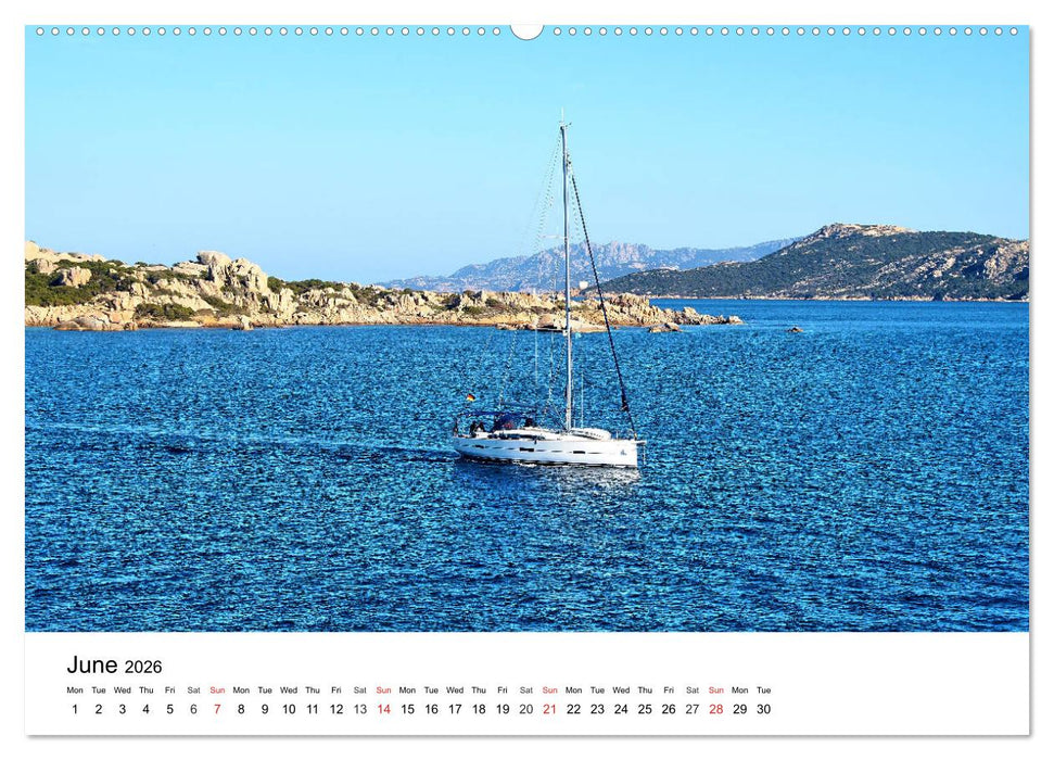 Bays of Sardinia (CALVENDO Premium-Calendar 2026)