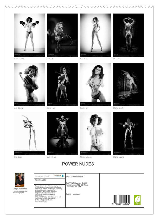 POWER NUDES (CALVENDO Premium-Calendar 2026)