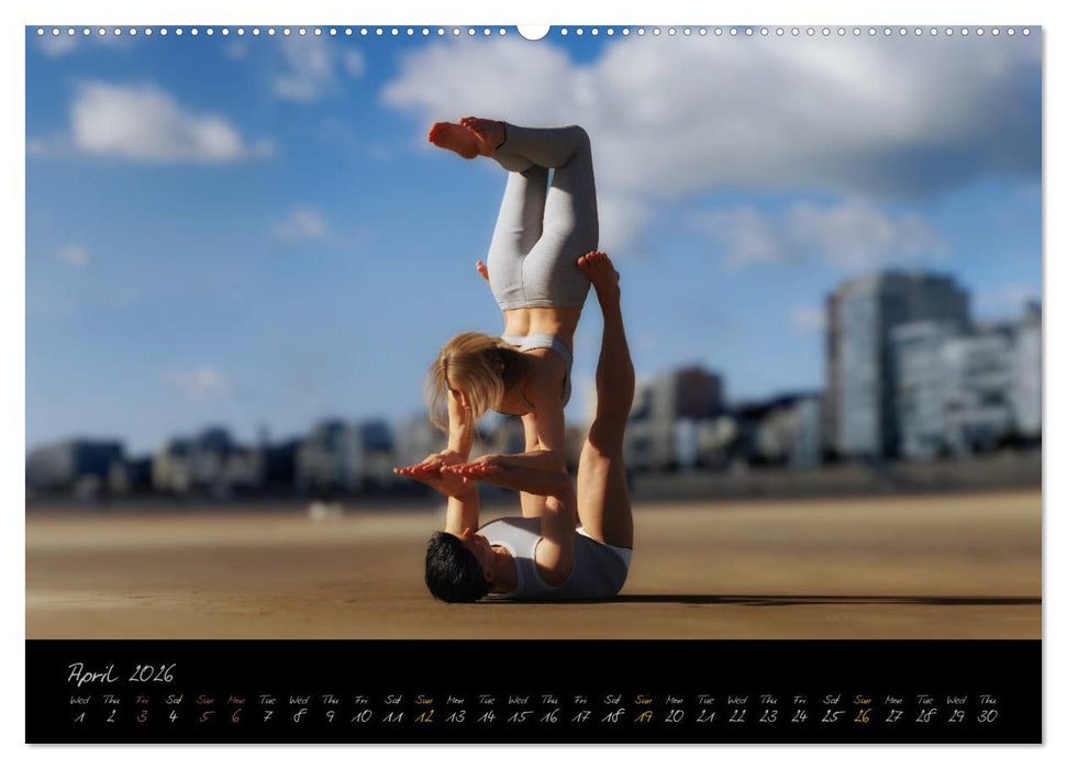 Yoga Couples - Harmony and Passion (CALVENDO Premium-Calendar 2026)