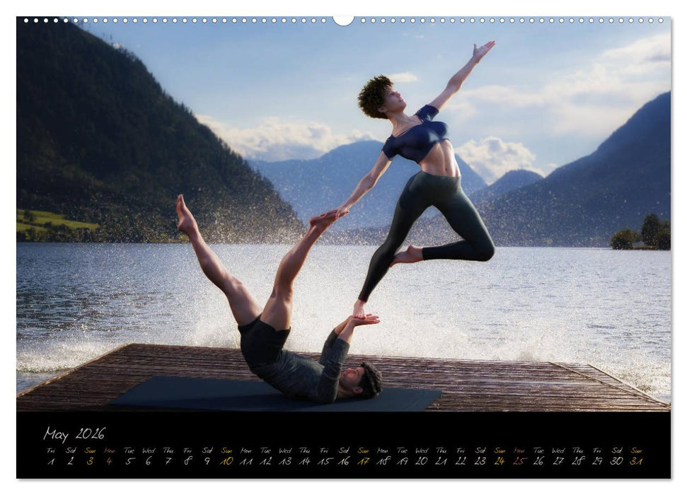 Yoga Couples - Harmony and Passion (CALVENDO Premium-Calendar 2026)
