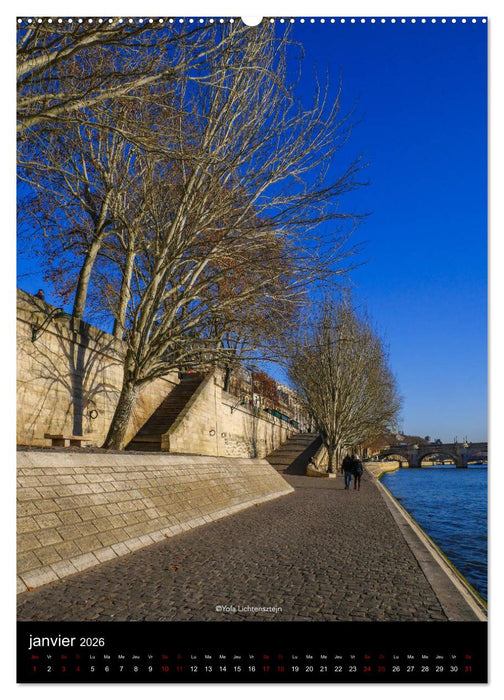 Paris, ce supplément d'âme (CALVENDO Calendrier supérieur 2026)