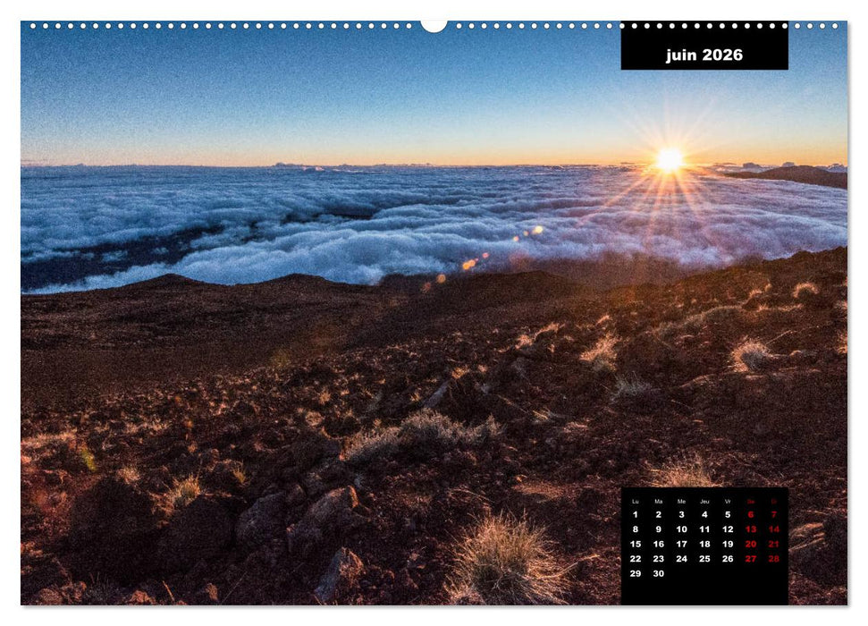 Paysages de l'île de La Réunion (CALVENDO Calendrier supérieur 2026)