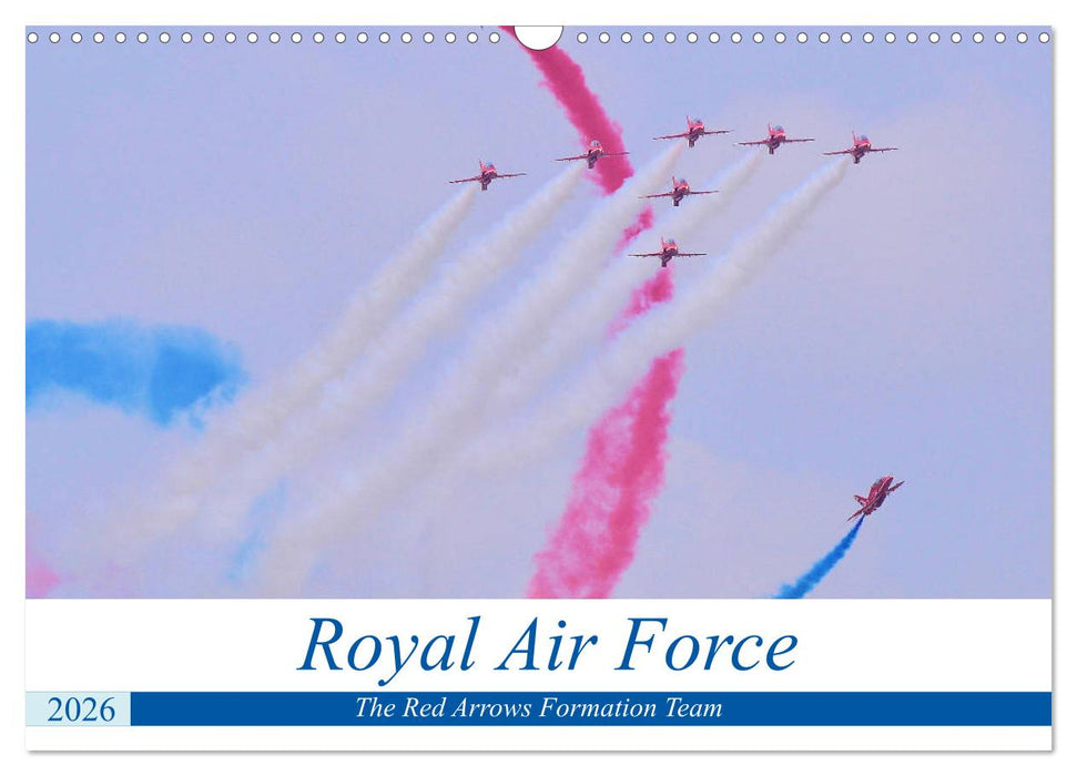 Royal Air Force The Red Arrows Formation Team (CALVENDO Monthly Calendar 2026)