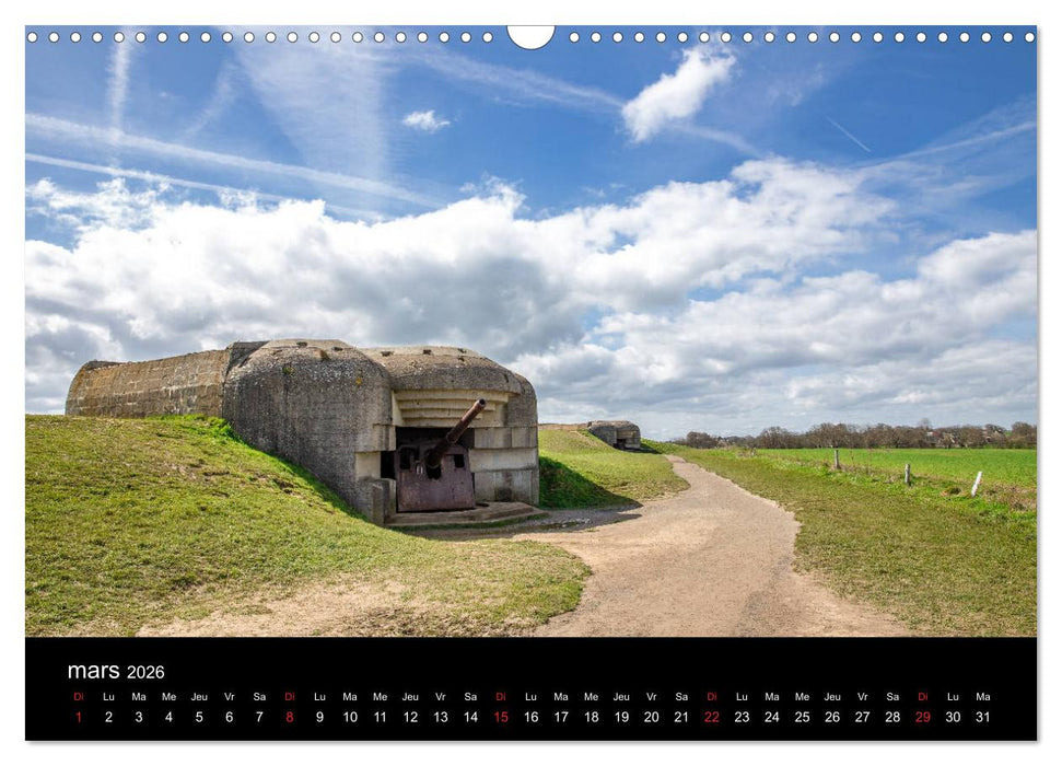 Normandie et Bretagne (CALVENDO Calendrier mensuel 2026)