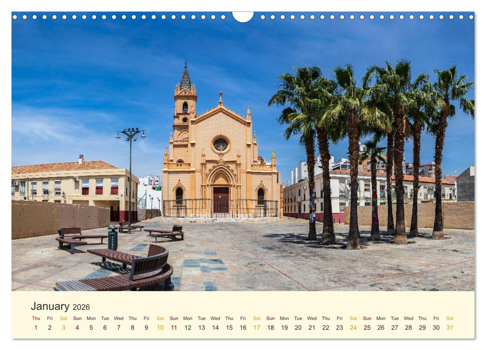Costa del Sol - the sunny side of Andalusia (CALVENDO Monthly Calendar 2026)