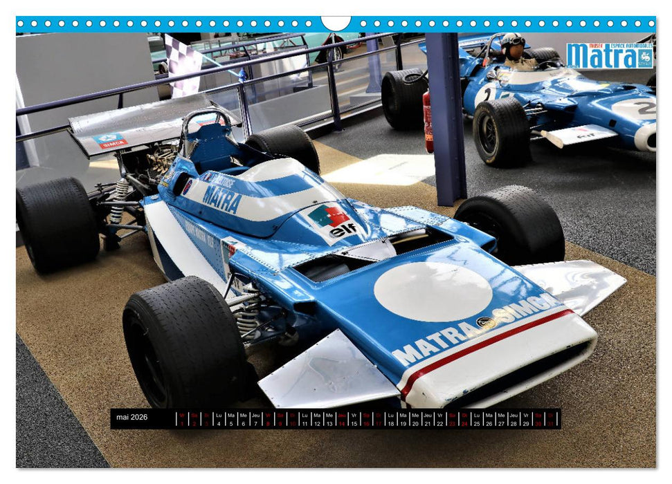 Matra en compétition (CALVENDO Calendrier mensuel 2026)