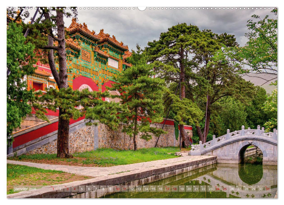 Palais et jardins impériaux à Pékin (CALVENDO Calendrier supérieur 2026)