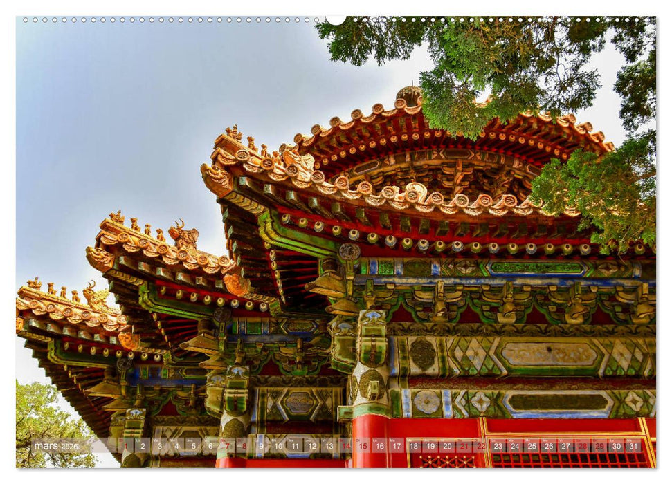 Palais et jardins impériaux à Pékin (CALVENDO Calendrier supérieur 2026)