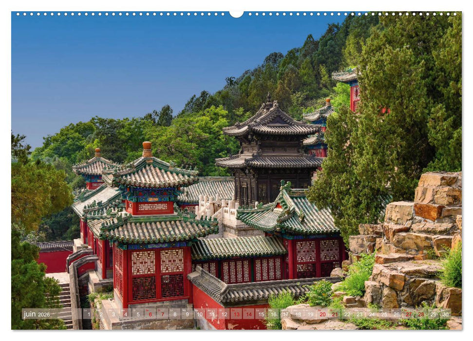 Palais et jardins impériaux à Pékin (CALVENDO Calendrier supérieur 2026)