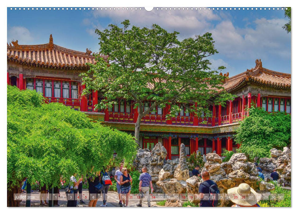 Palais et jardins impériaux à Pékin (CALVENDO Calendrier supérieur 2026)