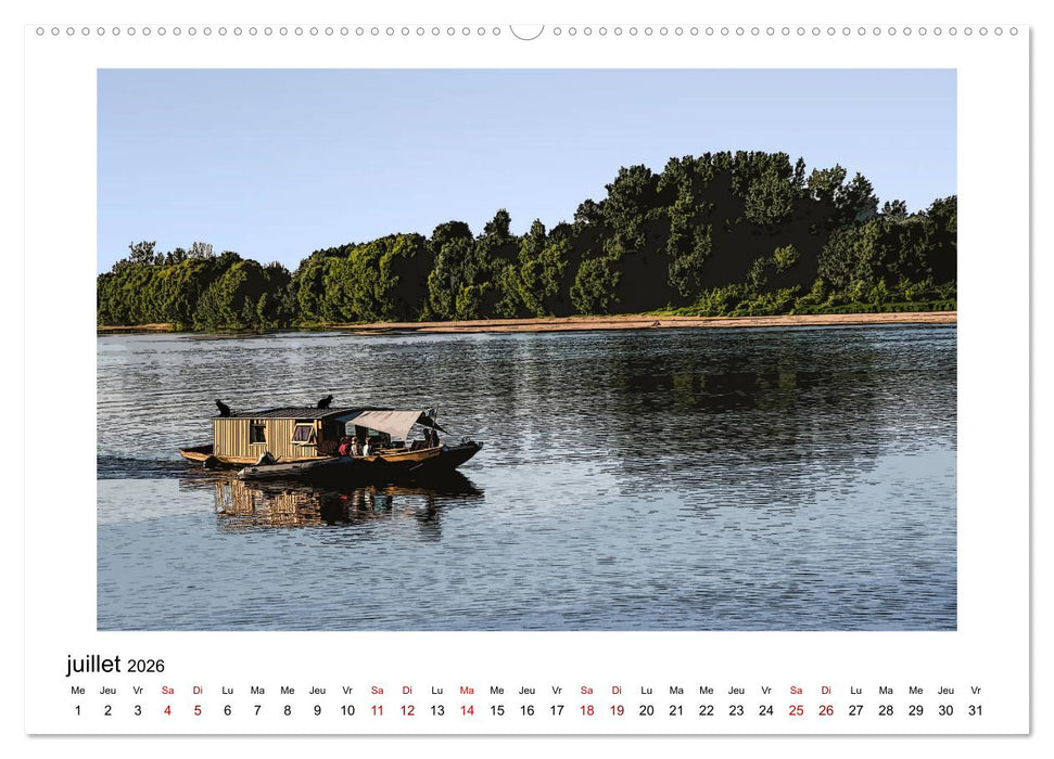 Berlioz et Zoé à Angers (CALVENDO Calendrier supérieur 2026)