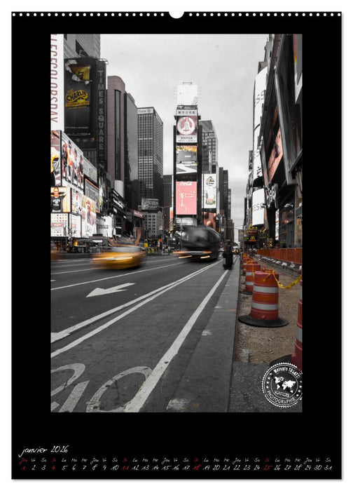 New York – Portraits incontournables (CALVENDO Calendrier supérieur 2026)
