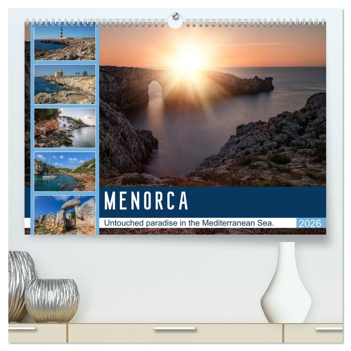 Menorca Untouched paradise in the Mediterranean Sea (CALVENDO Premium-Calendar 2026)