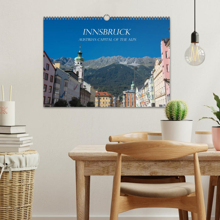 Innsbruck - Austria‘s capital of the alps (CALVENDO Monthly Calendar 2026)