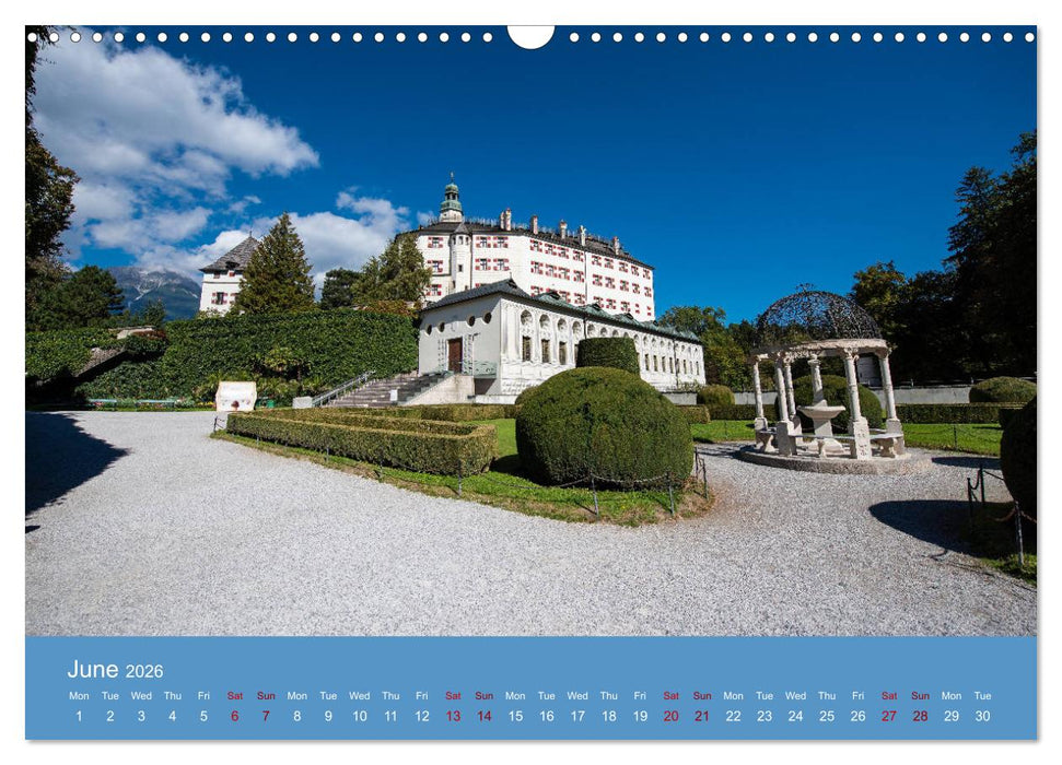 Innsbruck - Austria‘s capital of the alps (CALVENDO Monthly Calendar 2026)
