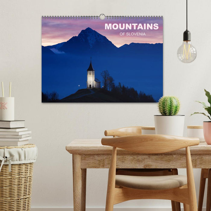 Mountains of Slovenia (CALVENDO Monthly Calendar 2026)