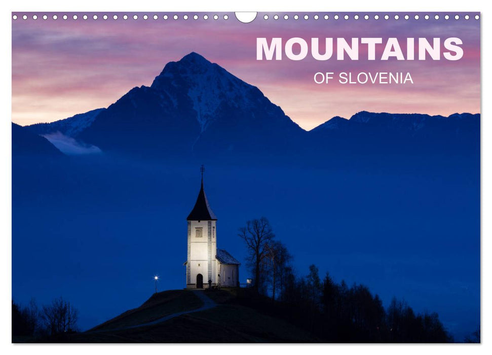 Mountains of Slovenia (CALVENDO Monthly Calendar 2026)