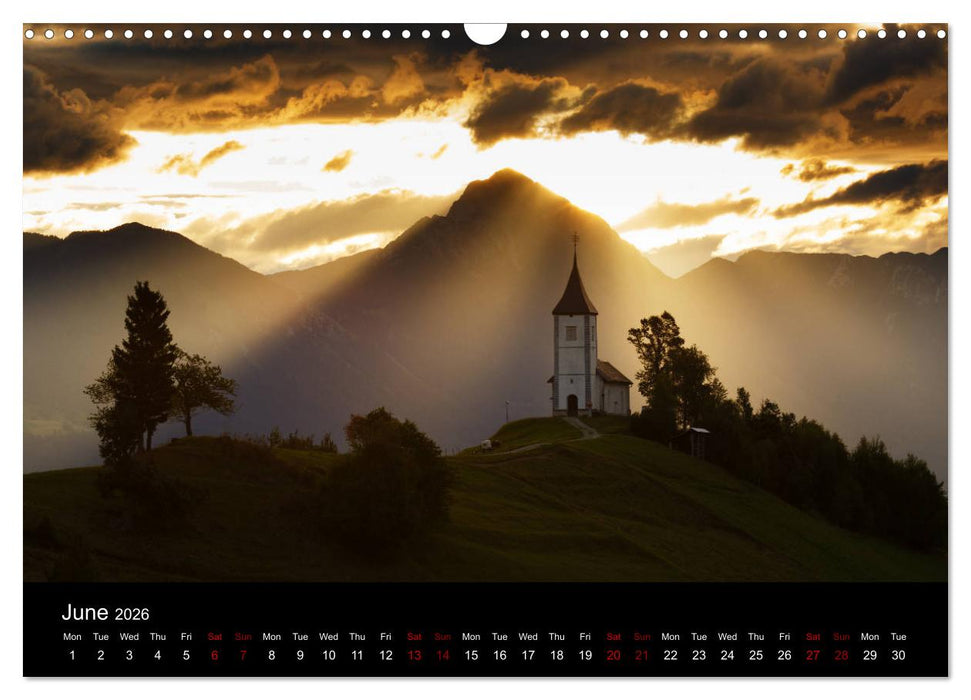 Mountains of Slovenia (CALVENDO Monthly Calendar 2026)