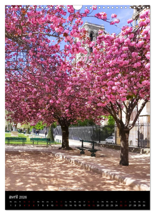 Paris, ce supplément d'âme (CALVENDO Calendrier mensuel 2026)