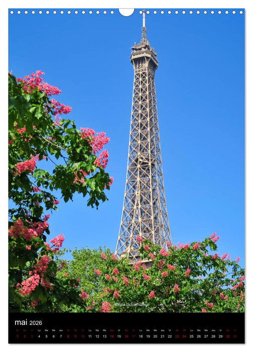 Paris, ce supplément d'âme (CALVENDO Calendrier mensuel 2026)