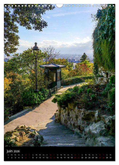 Paris, ce supplément d'âme (CALVENDO Calendrier mensuel 2026)