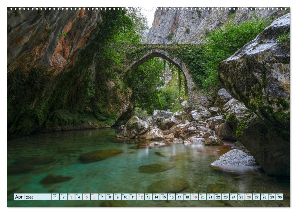 North Spain, the authentic and undiscovered side of Spain (CALVENDO Premium-Calendar 2026)