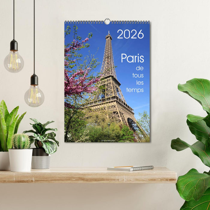 Paris de tous les temps (CALVENDO Calendrier mensuel 2026)