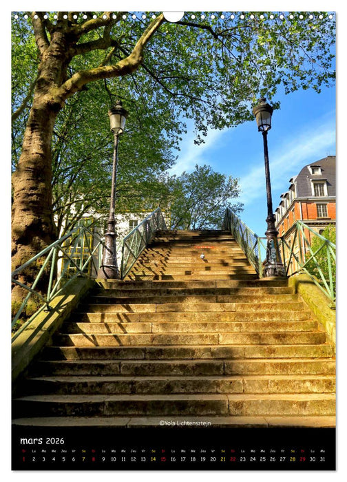 Paris de tous les temps (CALVENDO Calendrier mensuel 2026)