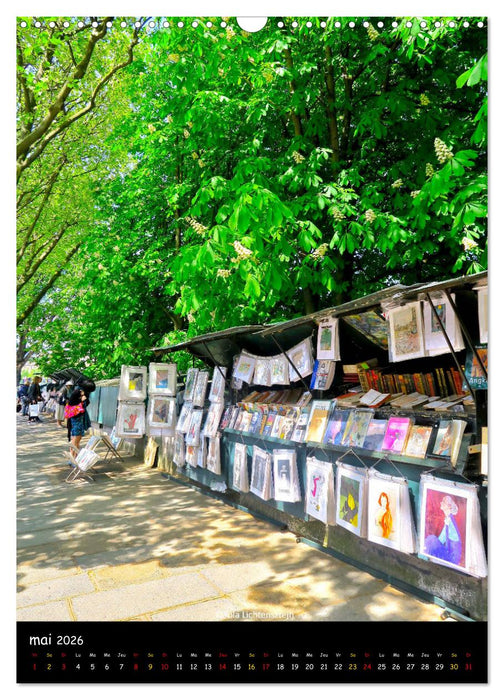 Paris de tous les temps (CALVENDO Calendrier mensuel 2026)