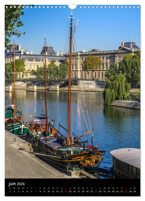 Paris de tous les temps (CALVENDO Calendrier mensuel 2026)