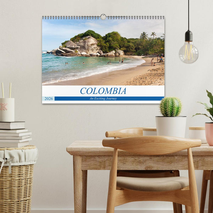 Colombia - An Exciting Journey (CALVENDO Monthly Calendar 2026)