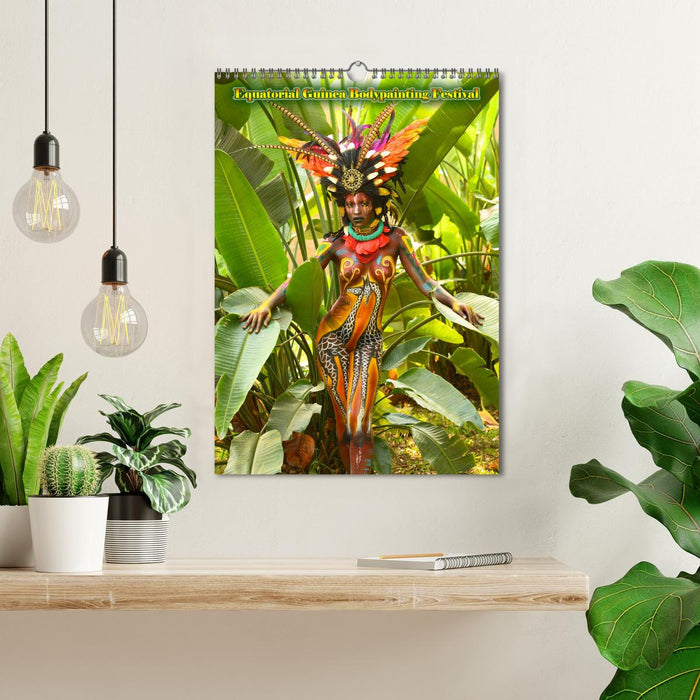 Equatorial Guinea Bodypainting Festival (CALVENDO Monthly Calendar 2026)