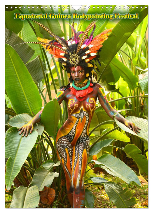Equatorial Guinea Bodypainting Festival (CALVENDO Monthly Calendar 2026)