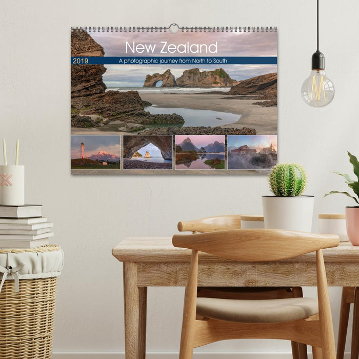 New Zealand, a photographic journey from North to South (CALVENDO Monthly Calendar 2026)